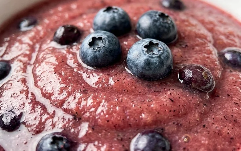 Blueberry Vanilla Applesauce