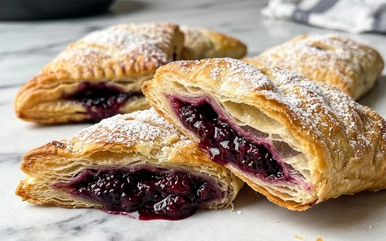 Blackberry Turnovers: Saftige Beeren im Teigmantel