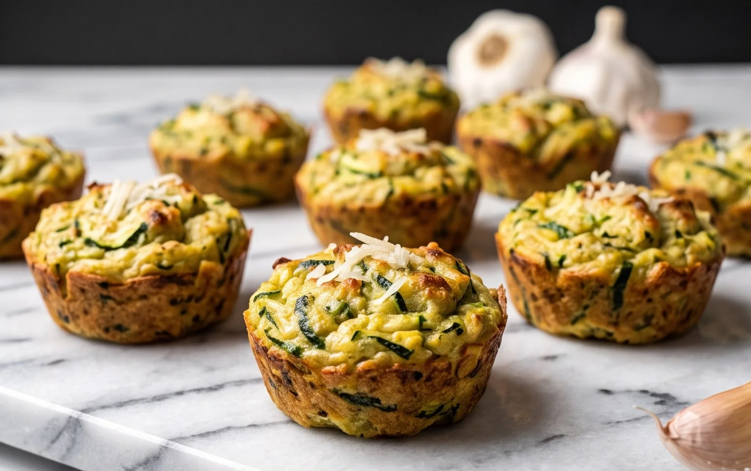 Knusprige Zucchini Garlic Bites: Gesund, Aromatisch & Einfach