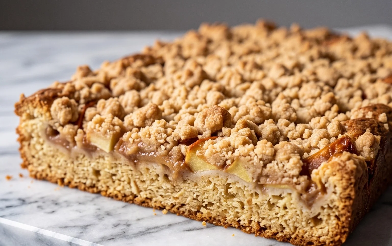 Apfelkuchen vom Blech mit Streusel: Einfach lecker!