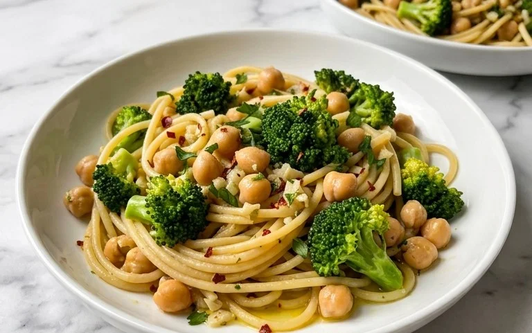 Brokkoli Kichererbsen Pasta: Einfach, Gesund, Lecker