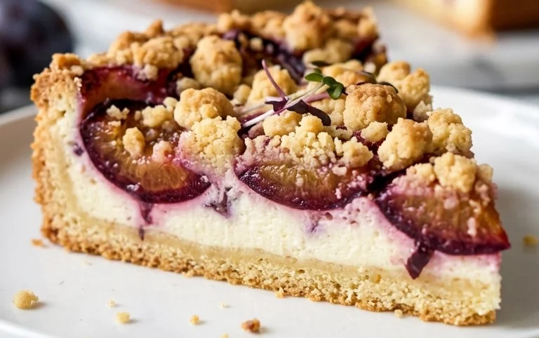 Zwetschgenkuchen mit Quark und Streuseln: Hallo Spätsommer