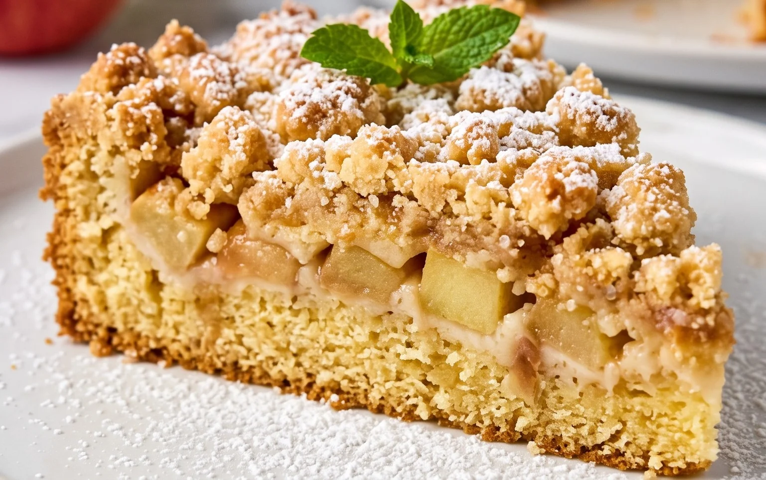 Apfelkuchen mit Streuseln
