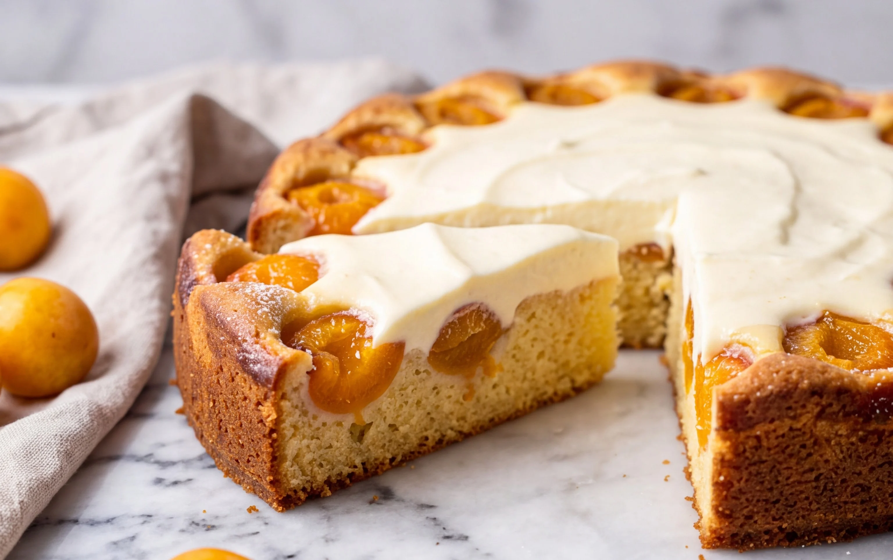 Saftiger Mirabellen-Kuchen mit cremigem Guss